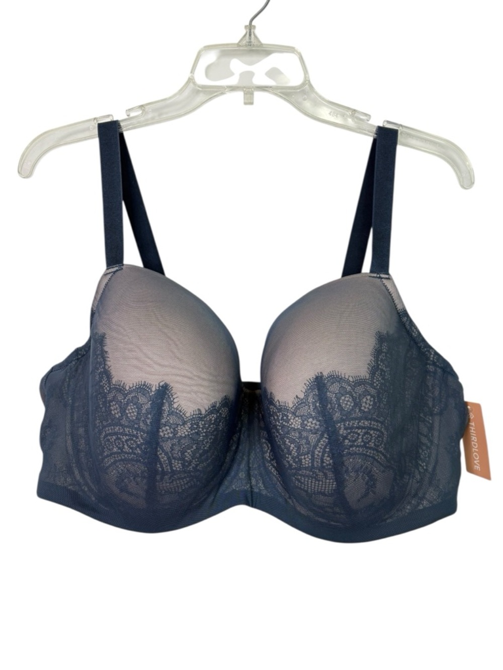 Thirdlove Eyelash Lace Plunge Bra, 46D